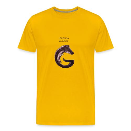 Louisiana gator - Men's Premium T-Shirt
