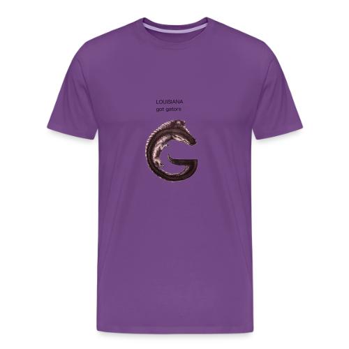 Louisiana gator - Men's Premium T-Shirt