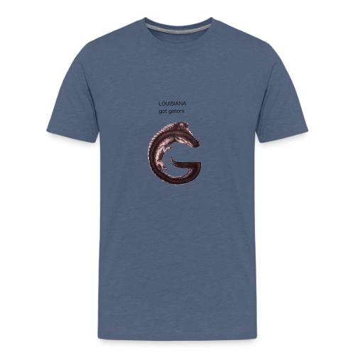 Louisiana gator - Men's Premium T-Shirt