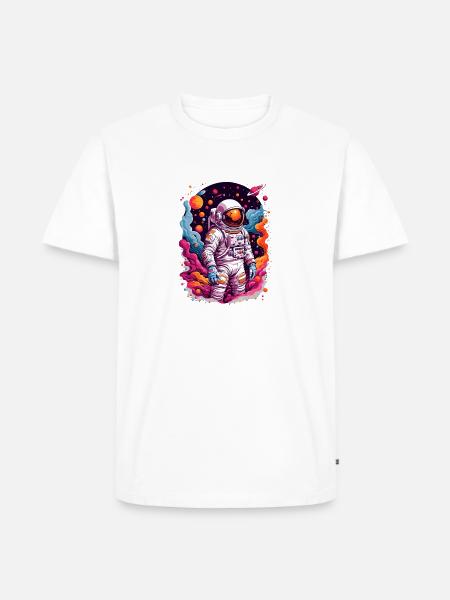 Astronaut Exploration - Men's Premium T-Shirt - white