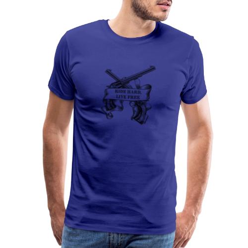 Ride Hard Live Free - Men's Premium T-Shirt