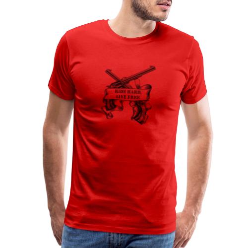 Ride Hard Live Free - Men's Premium T-Shirt