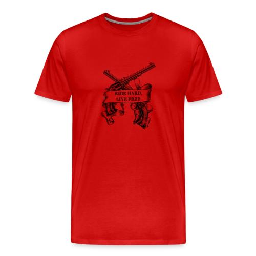 Ride Hard Live Free - Men's Premium T-Shirt
