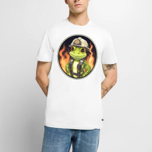 Frog Firefighter - Men's Premium T-Shirt