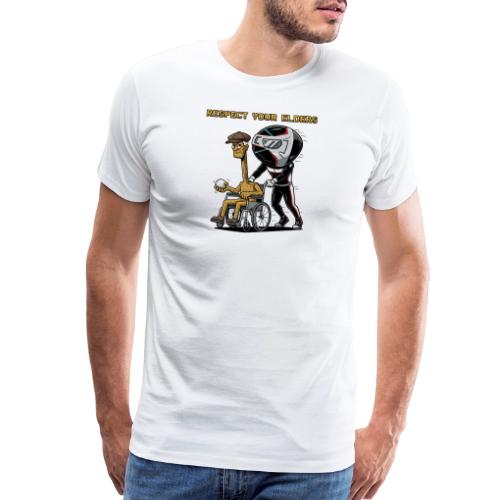 Respect Your Elders Design Golf Humor T-Shirt - Men's Premium T-Shirt