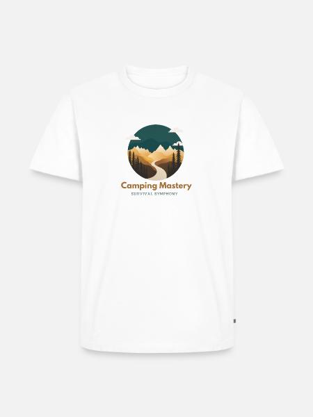 Camping Mastery Survival Symphony - Men's Premium T-Shirt - white