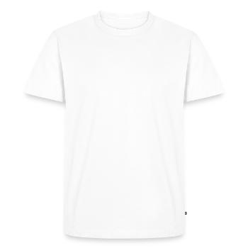 Universe is made of protons, neutrons and morons - Men's Premium T-Shirt - white - Front - Nico (187cm)
