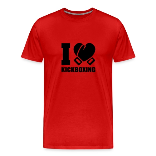 I Love Kickboxing - Men's Premium T-Shirt