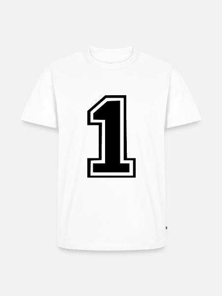 1 - Men's Premium T-Shirt - white