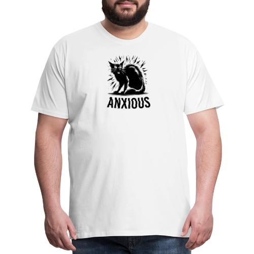 Anxious Cat - Men's Premium T-Shirt
