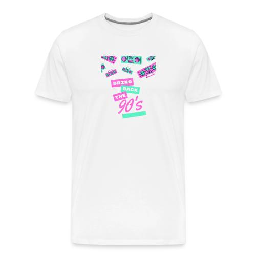 Bring Back The 90s Nostalgia Design| Retro 90s Art - Men's Premium T-Shirt