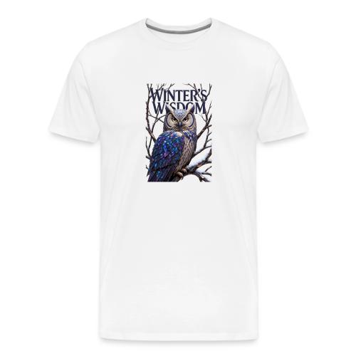 Crystalized Forest Owl T-Shirt - Men's Premium T-Shirt