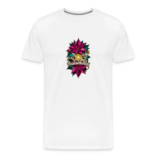 Queen of the Solstice Poinsettia T-Shirt - Men's Premium T-Shirt
