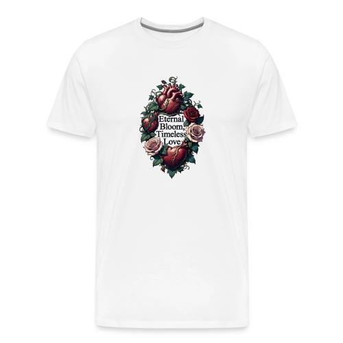 Eternal Bloom Timeless Love Entwined Hearts T-Shir - Men's Premium T-Shirt
