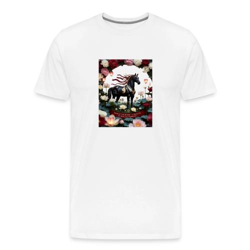 Year of the Horse Harmony T Shirt, Lunar New Year - Men's Premium T-Shirt