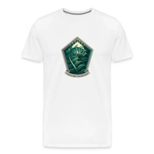 Easter Unfurl in Light Fern T Shirt, Spring Gift - Men's Premium T-Shirt