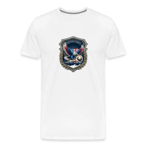 USA Eagle Vanguard T-Shirt,American Flag PrideGift - Men's Premium T-Shirt