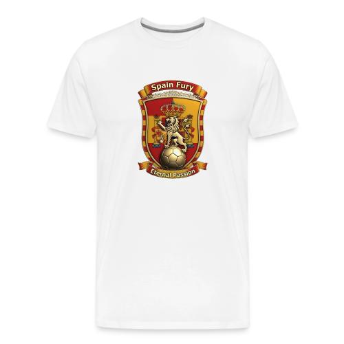 Spain Lion Fury T-Shirt, Spanish Crest Gift - Men's Premium T-Shirt