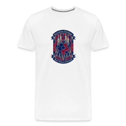 Barcelona Red Heritage T Shirt, Barsa fan Gift - Men's Premium T-Shirt