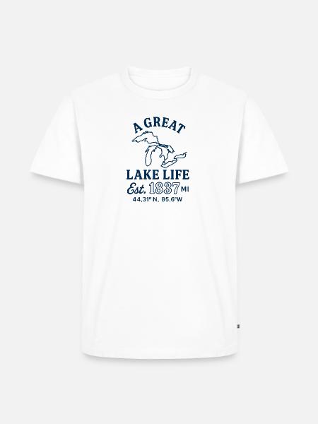 It's a Great Lake Life - Men's Premium T-Shirt - white