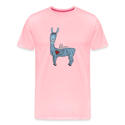 Cute llama - Men's Premium T-Shirt