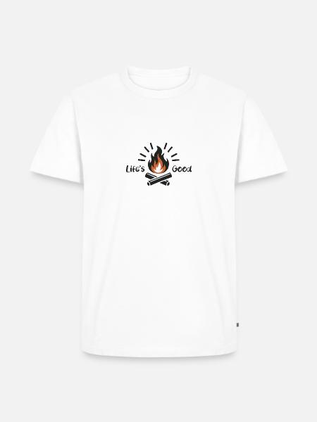 Life's Good - Men's Premium T-Shirt - white