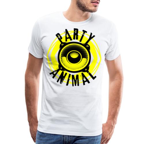 party animal dance music - Men's Premium T-Shirt
