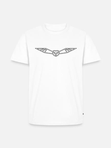 Eagle low poly - Men's Premium T-Shirt - white