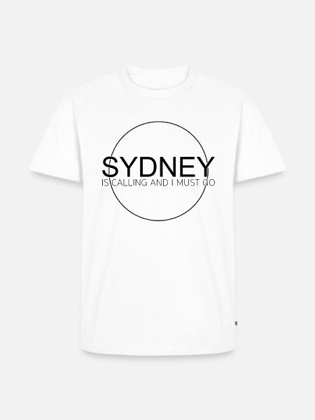 sydney saying - Men's Premium T-Shirt - white