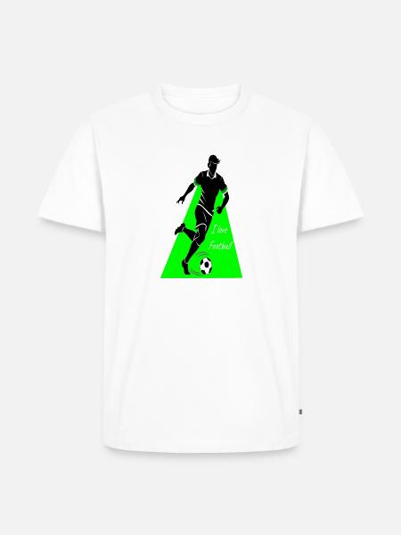 Passion for Football - Men's Premium T-Shirt - white