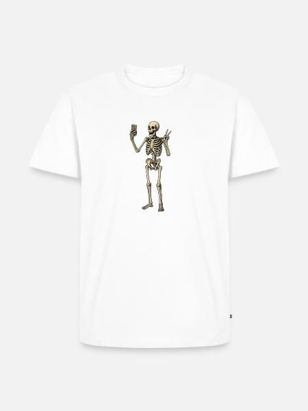 selfie - Men's Premium T-Shirt - white