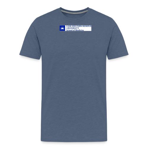 SOM New logo CWRU CMYK BLUE - Men's Premium T-Shirt