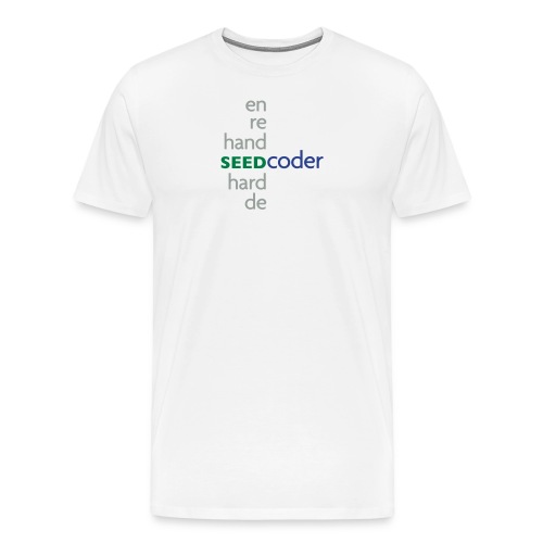 seedcoder_shirt_text_4 - Men's Premium T-Shirt
