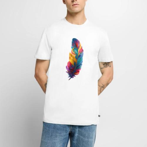 Spectrum Feather Flow - Men's Premium T-Shirt