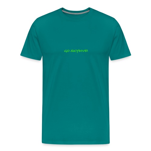 Go Skydive T-shirt/Book Skydive - Men's Premium T-Shirt