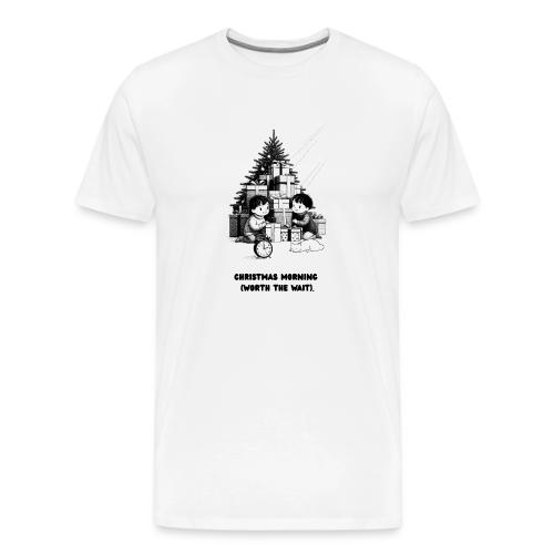 Christmas Morning T-Shirt | Minimalist Kids Gifts - Men's Premium T-Shirt