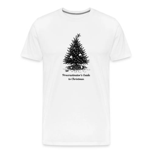 Procrastinator's Guide Christmas T-Shirt - Men's Premium T-Shirt