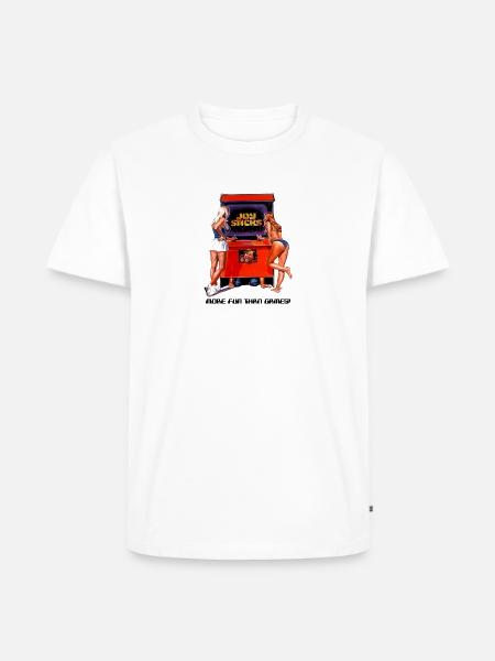 Joysticks Arcade - Men's Premium T-Shirt - white