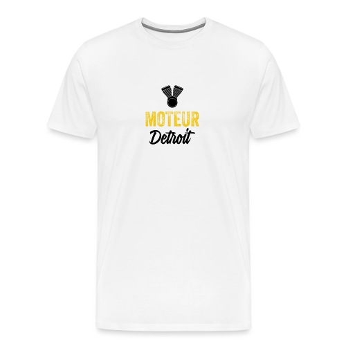 Moteur Detroit Jacket Yellow Varsity Jacket - T-shirt premium pour hommes