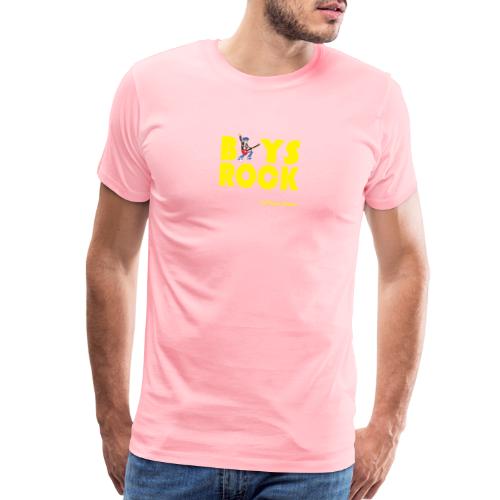 BOYS ROCK YELLOW - Men's Premium T-Shirt