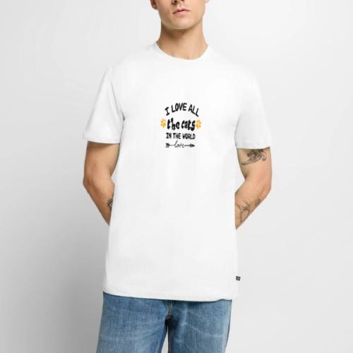 I love all the cats in the world - Men's Premium T-Shirt