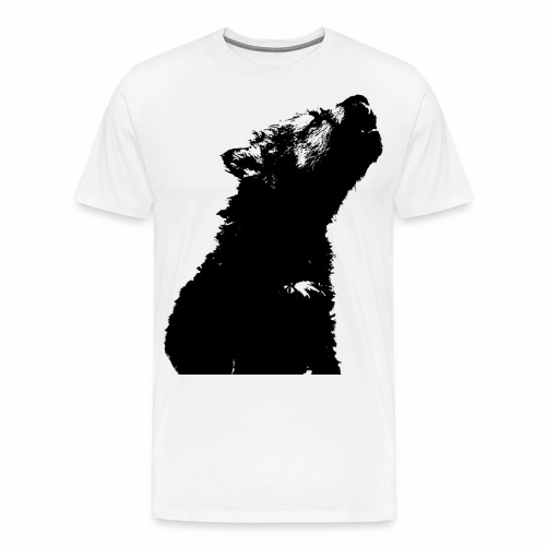 OnePleasure cool cute young wolf puppy gift ideas - Men's Premium T-Shirt