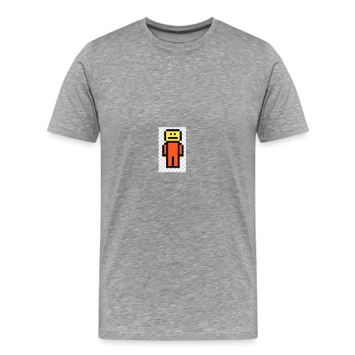 Pixel man[prison outfit] - Men's Premium T-Shirt