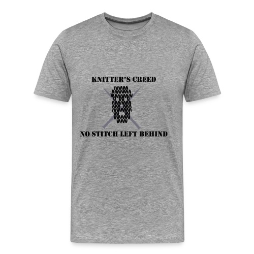 Knitter's Creed - Men's Premium T-Shirt