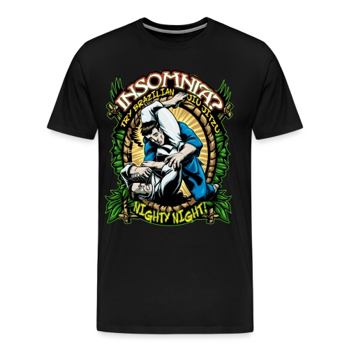 Brazilian Jiu Jitsu Shirt - Insomnia Brazilian - Men's Premium T-Shirt