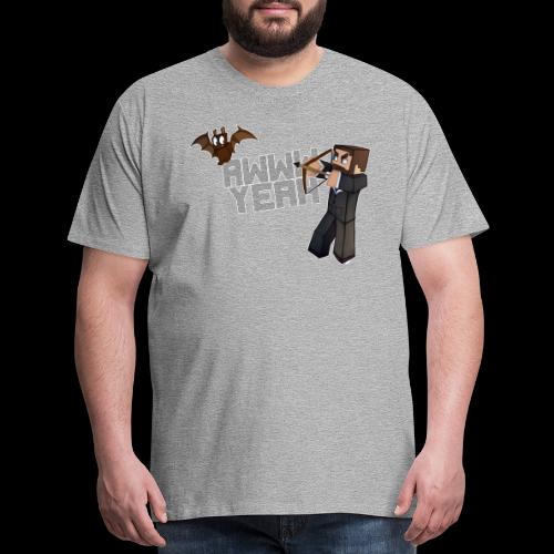 Awww Yeah (Bat) - Men's Premium T-Shirt