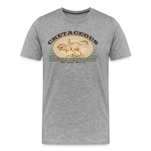 Cretaceous Land and Cattle Co, - Men's Premium T-Shirt
