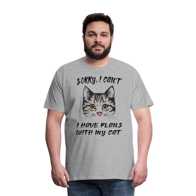 I Have Plans with My Cat Boys Short-Sleeve Tee Sorry I Cant 