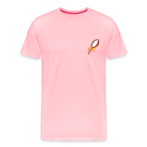 Force Flaming Football - Men's Premium T-Shirt