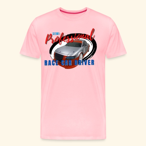 Semi-professional pretend GT3 driver - Men's Premium T-Shirt